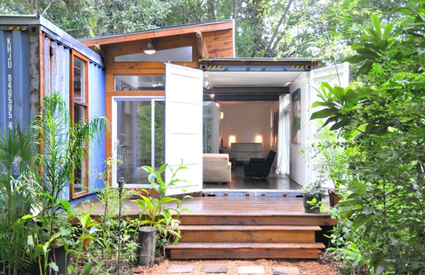 Eco-casa hecha con dos containers 4