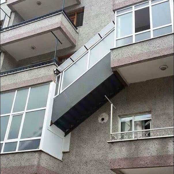 balcones diseñados en Rusia duplex