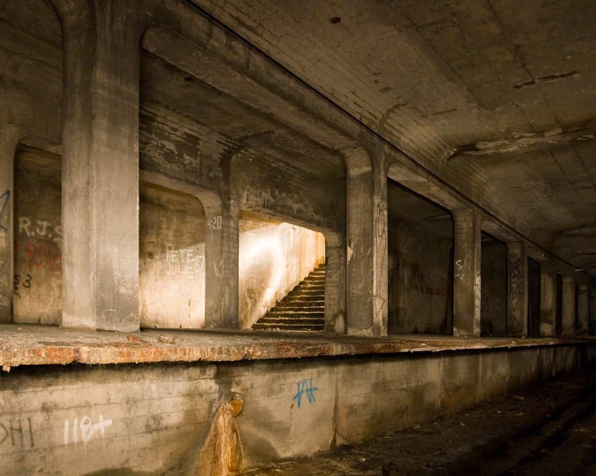 línea de metro abandonada en Cincinnati
