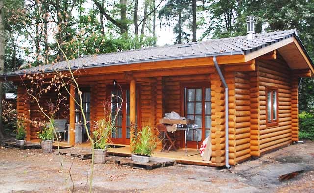 cabaña de madera fácil de montar