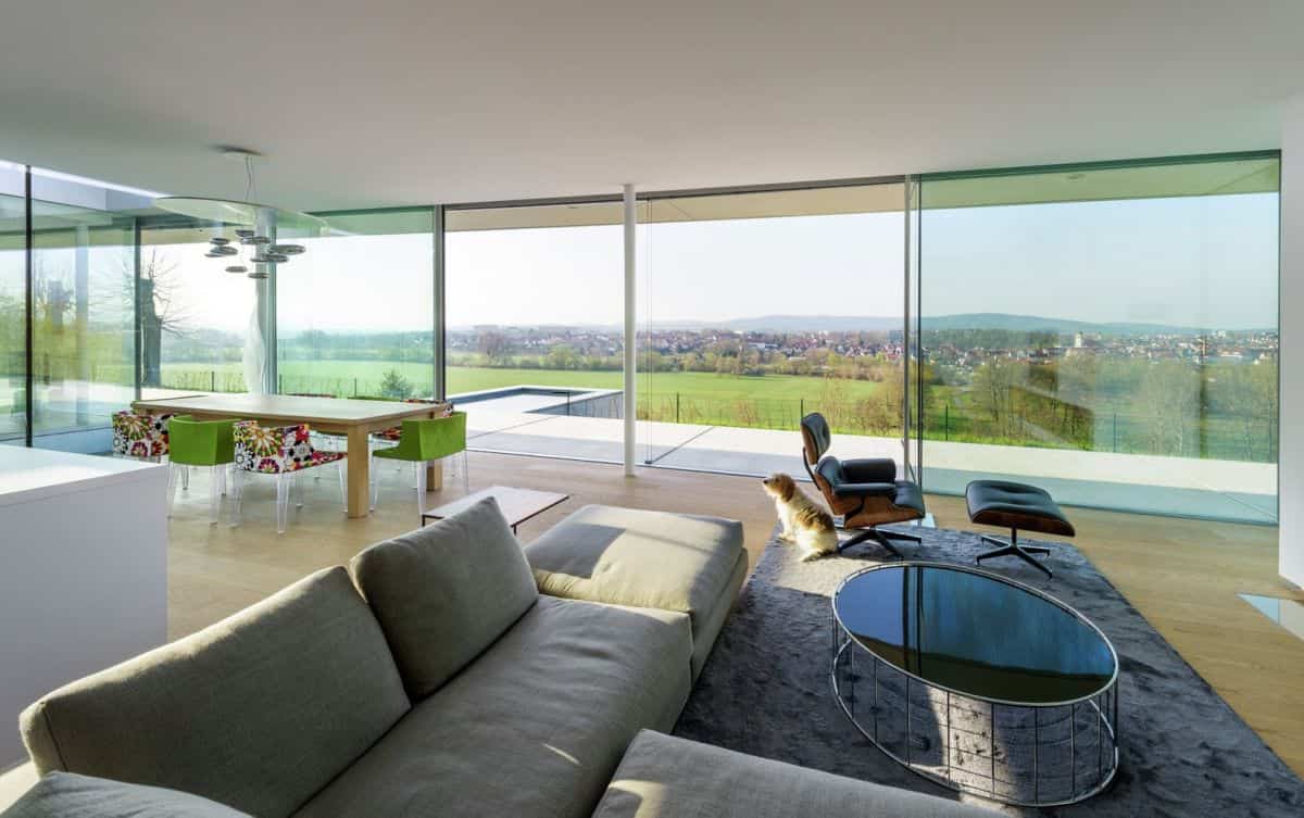 Proyecto Villa K en Alemania vistas panorámicas de la zona
