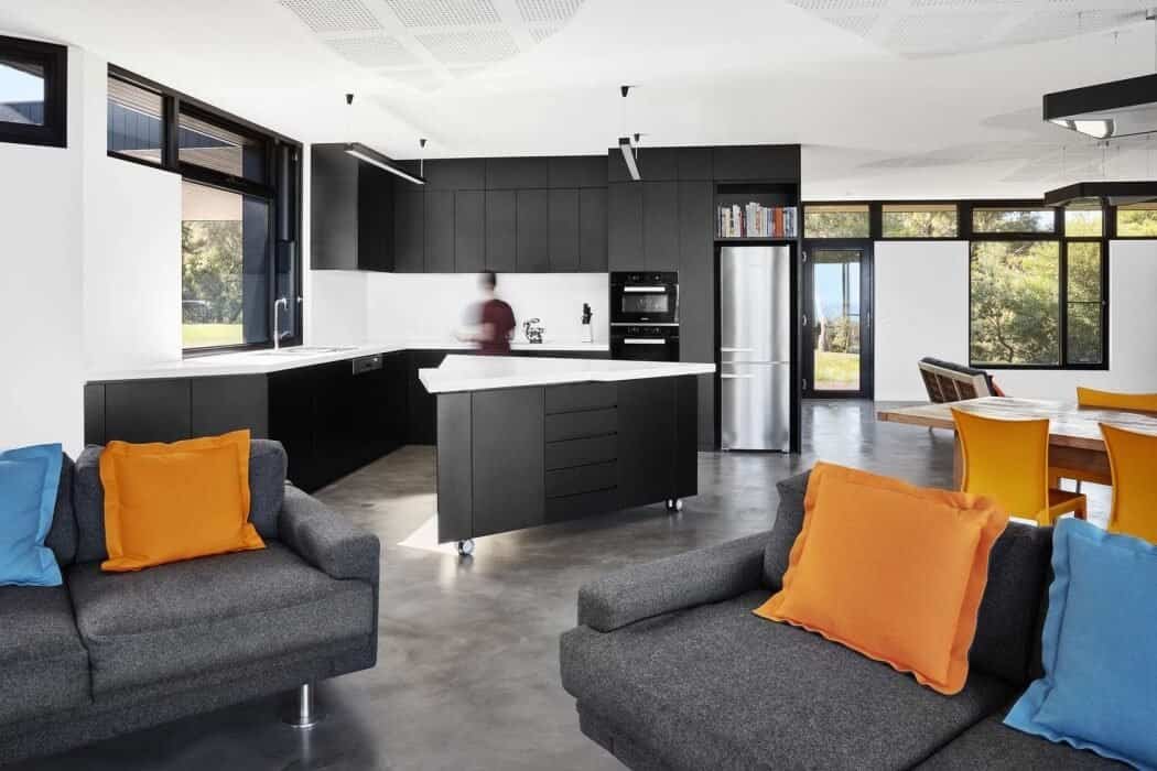 casa moderna en Australia - líneas angulares