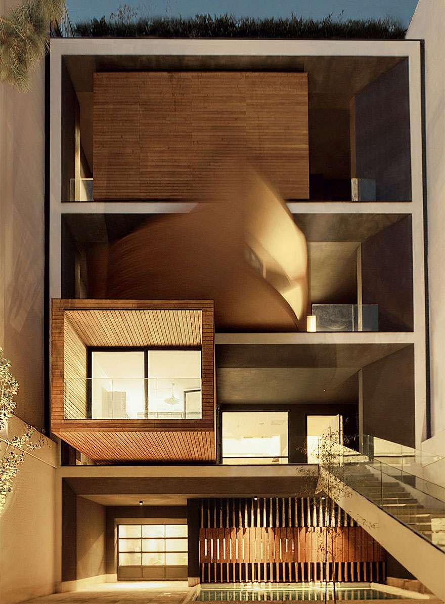 Una alucinante casa en Teheran es capaz de girar hasta 90 grados para adaptarse al clima - Arquitectura Ideal 1