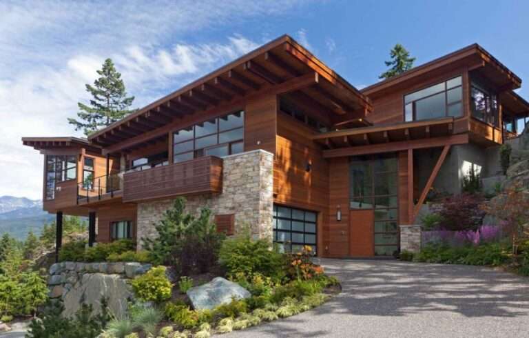 Chalet ubicado en las montañas con aura chic