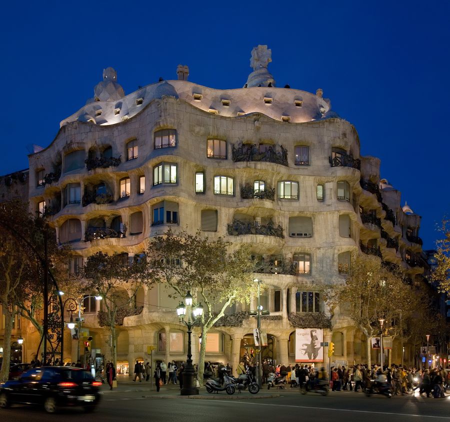 Casa Milá, obra de Antoni Gaudí