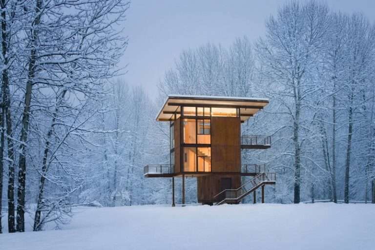 Esta estupenda cabaña en Washington tiene de todo para las excursiones a la montaña