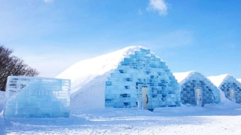Enigmático hotel hecho totalmente de hielo