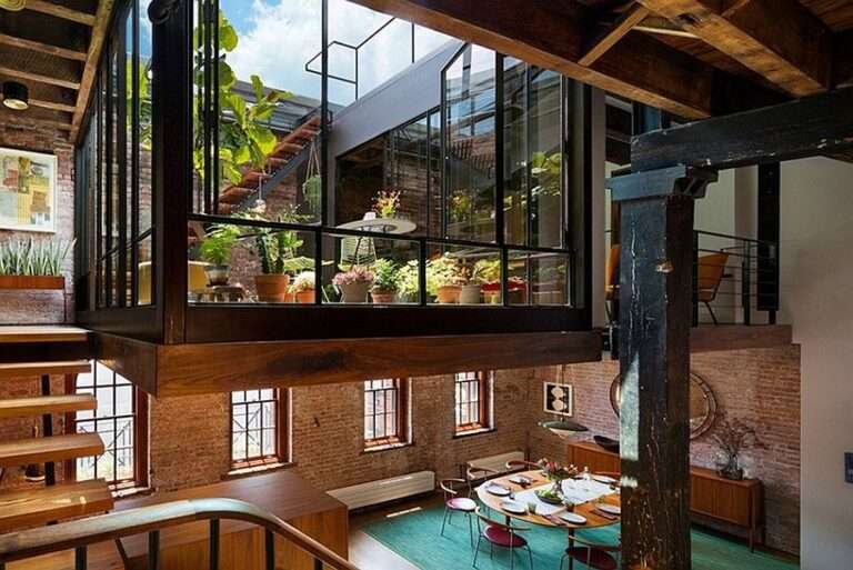 Un almacén convertido en un asombroso loft