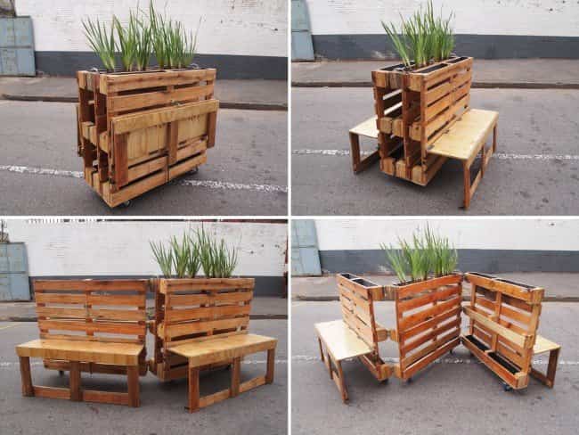 Aprende a reciclar palets de madera para convertirlos en muebles Mesas para el hogar para cocina comedor