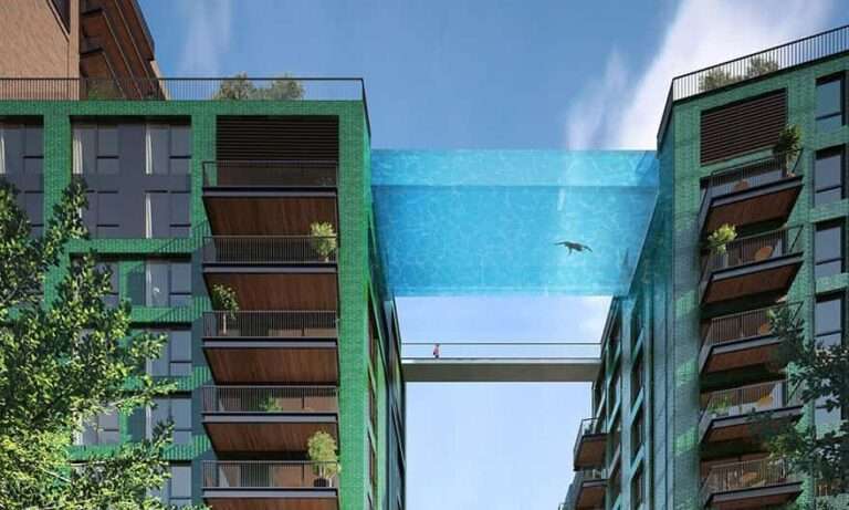 Sky Pool, una piscina suspendida a 35 metros del suelo