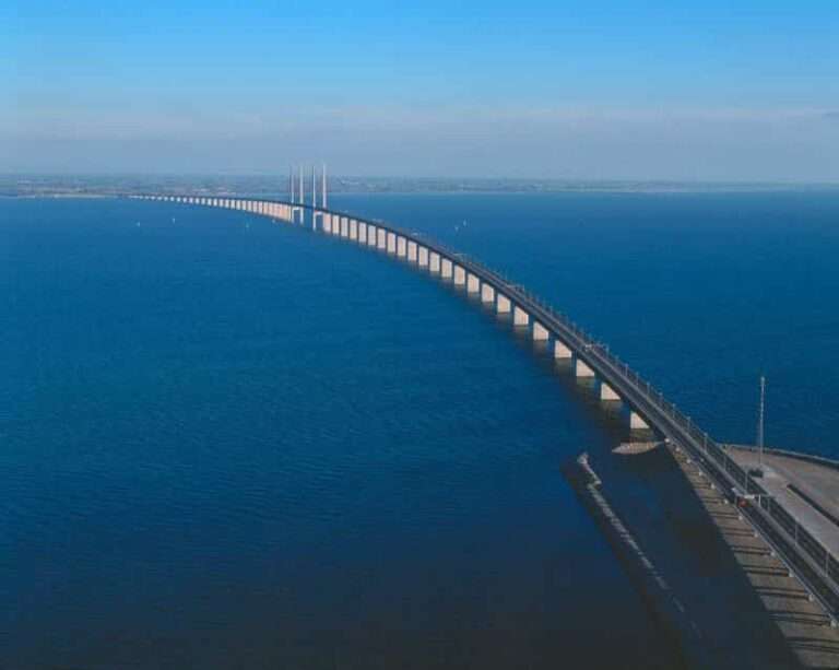 Puente Øresund, una impresionante construcción que une Dinamarca con Suecia