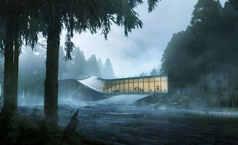 El estudio de arquitectura Big presenta un novedoso diseño para el museo Kistefos de Noruega