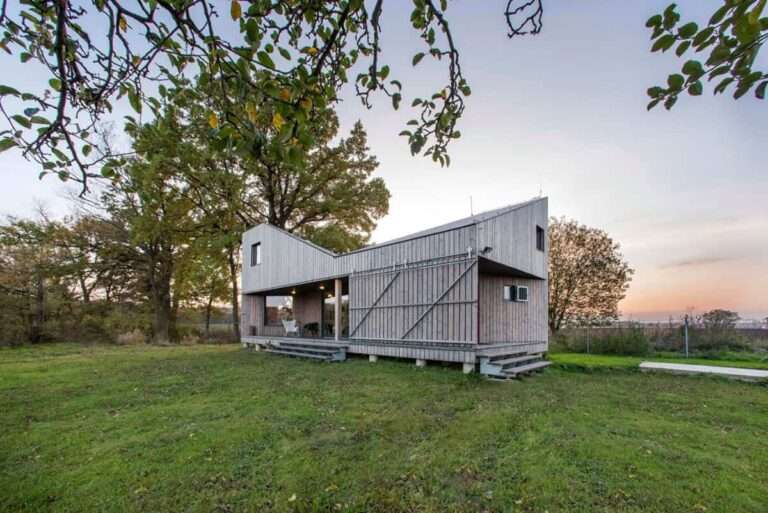 Casa de madera Zilvar, un proyecto experimental muy ecológico