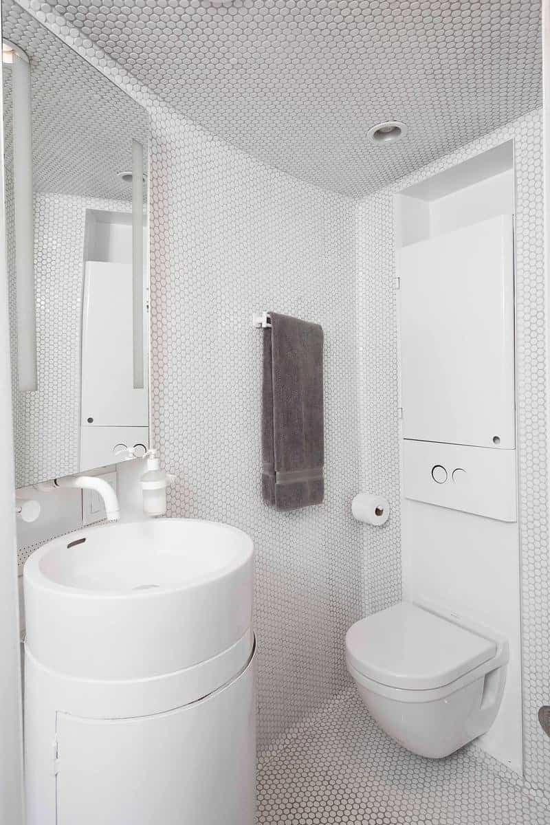 casa espectacular en silo abandonado diseño moderno del baño