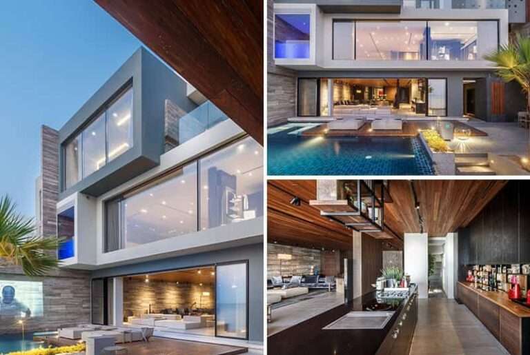 Diseño de una casa moderna donde las vistas al mar era su mayor prioridad