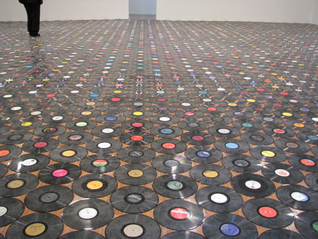 diseñar un suelo original 3 cds reciclados