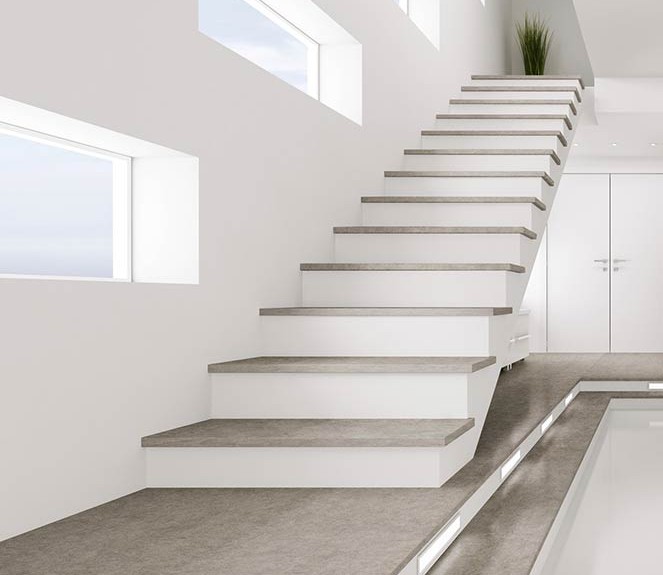 diseño y construcción de escaleras - materiales escalera