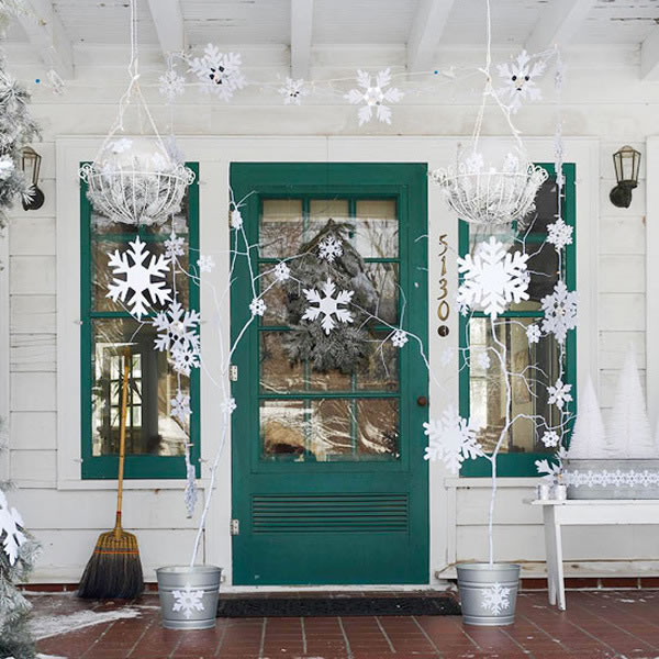 puertas navideñas elegantes 2 - decoración temática