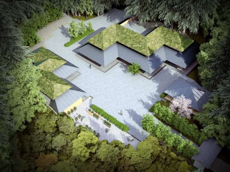 Kengo Kuma reforma un jardín japonés en Portland