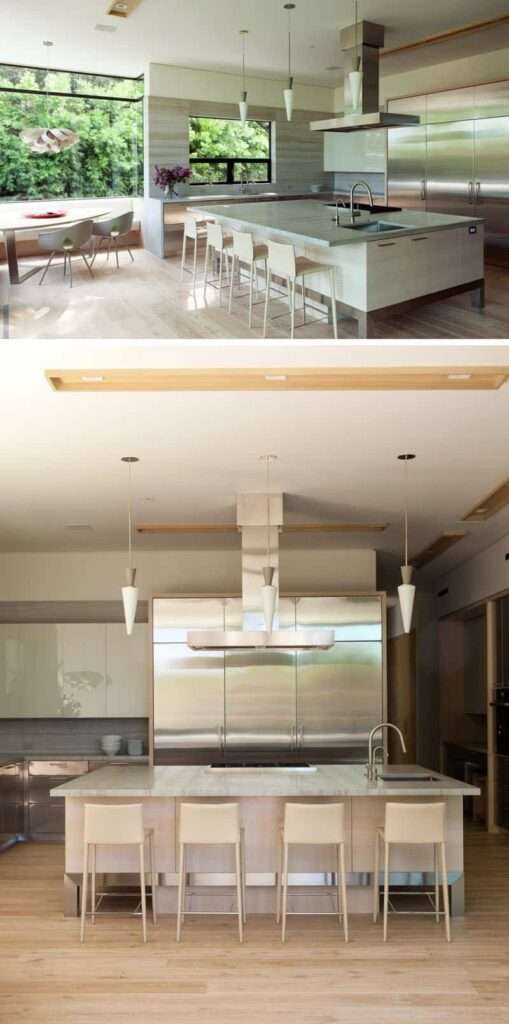 Fachada de cristal para una mayor entrada de luz en esta moderna casa