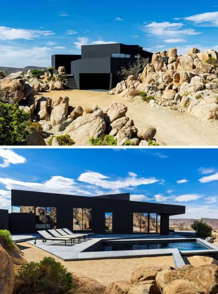 14 ejemplos de casas modernas con exteriores negros - Arquitectura Ideal