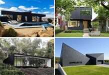 14 ejemplos de casas modernas con exteriores negros - Arquitectura Ideal