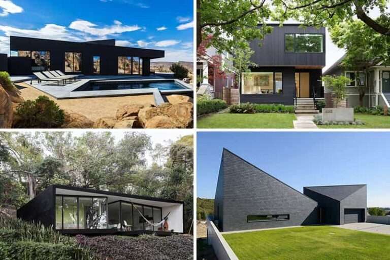 14 ejemplos de casas modernas con exteriores negros