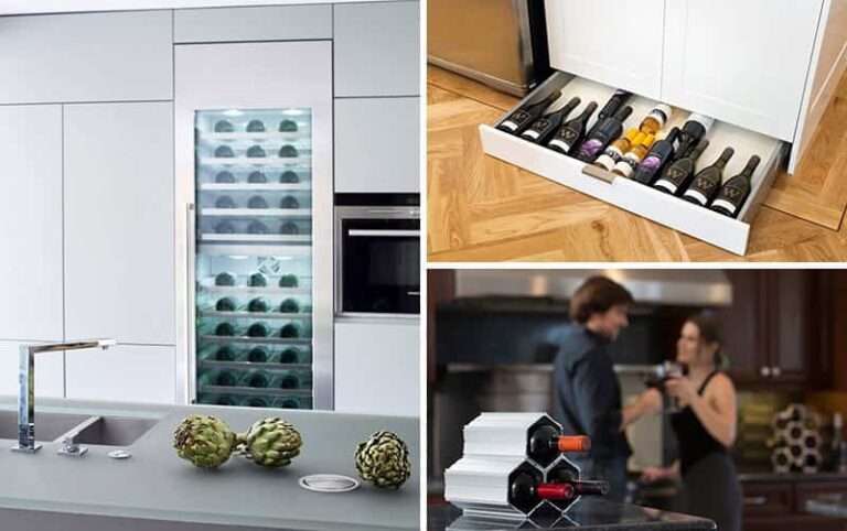 5 sorprendentes ideas de almacenamiento de vino para la cocina