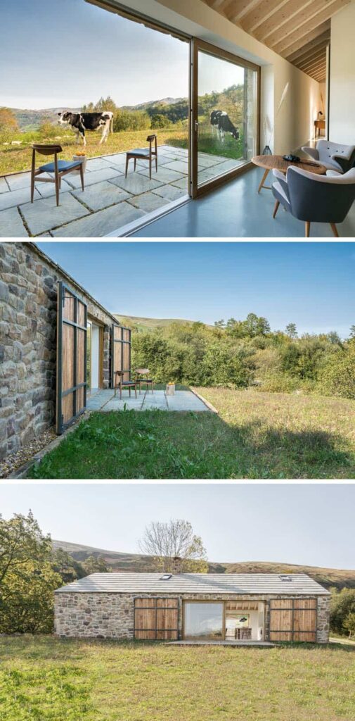 Casa de piedra en España que esconde un interior contemporáneo