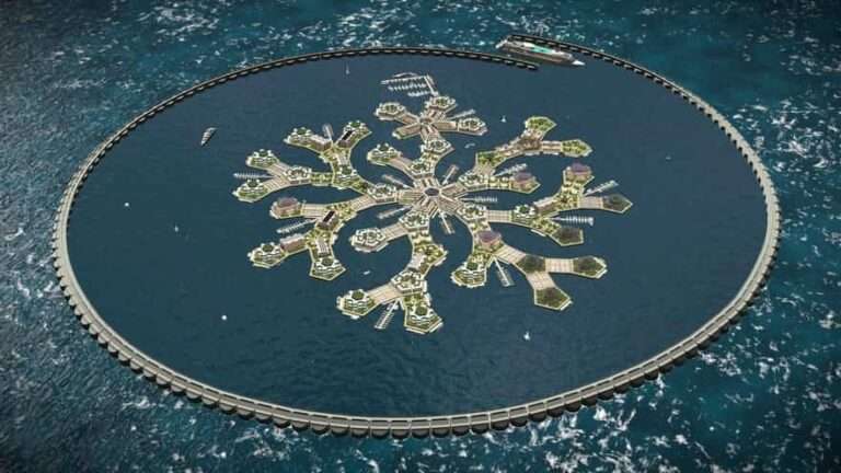La primera ciudad flotante del mundo emergerá en el océano Pacífico en 2020