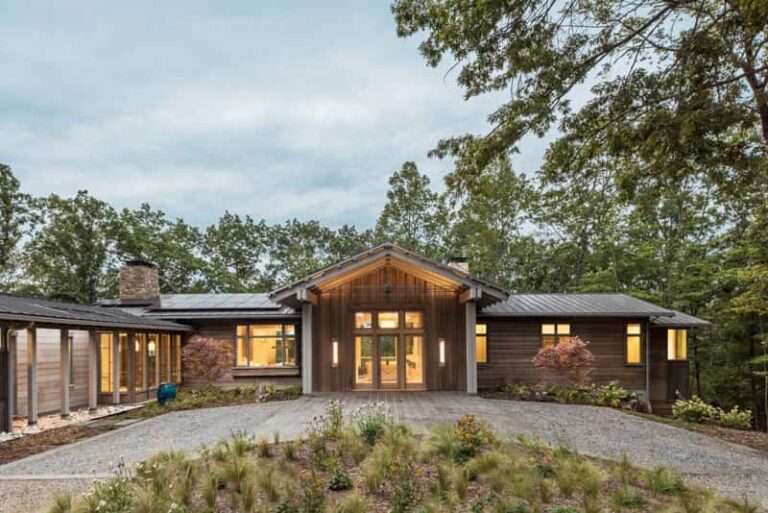 Diseño de una casa rústica con mucho encanto en plena naturaleza