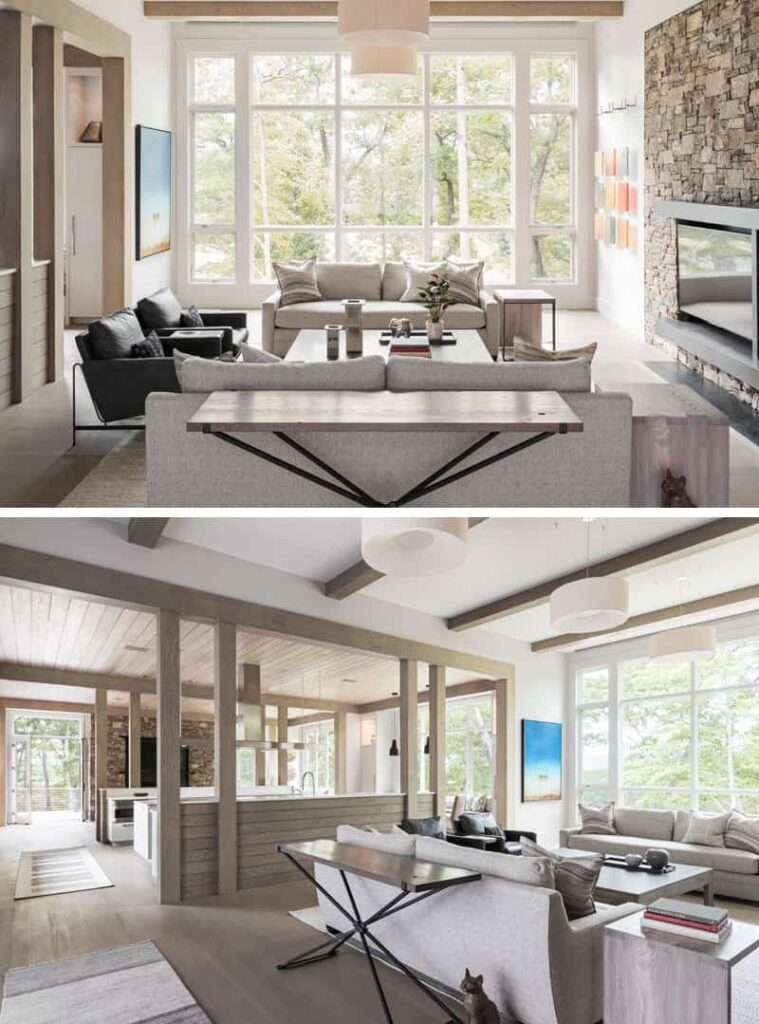 Diseño de una casa rústica con mucho encanto en plena naturaleza