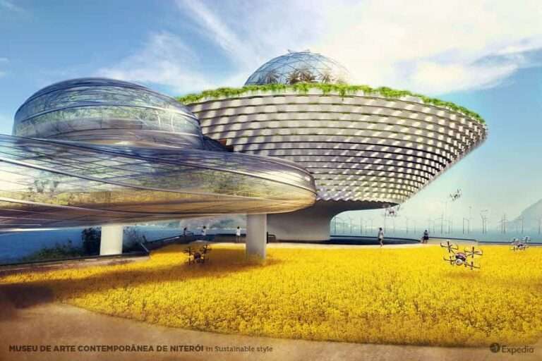 7 edificios famosos en todo el mundo reinterpretados por un artista