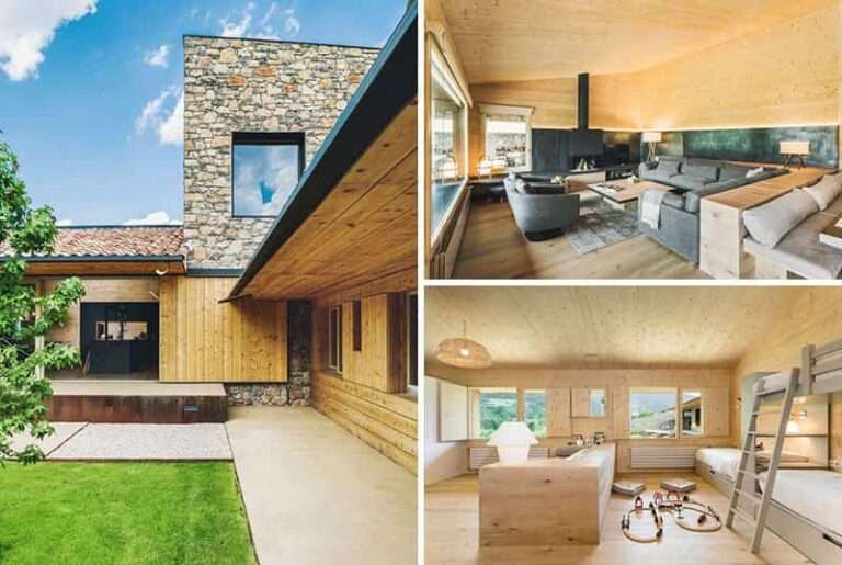 Casa familiar de piedra y madera en La Cerdanya