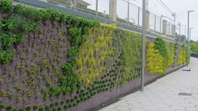 Ignacio Solano crea un nuevo jardín vertical en la localidad vizcaína de Berango