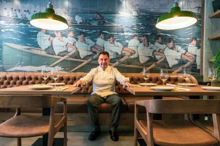 HI-MACS plasma los orígenes del chef Martín  Berasategui para su nuevo restaurante en Mallorca