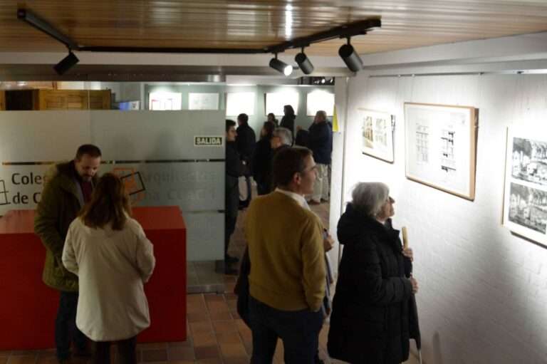 58 años de ‘Sensibilidad del Arquitecto’ Arturo Ballesteros, en la sede conquense del COACM