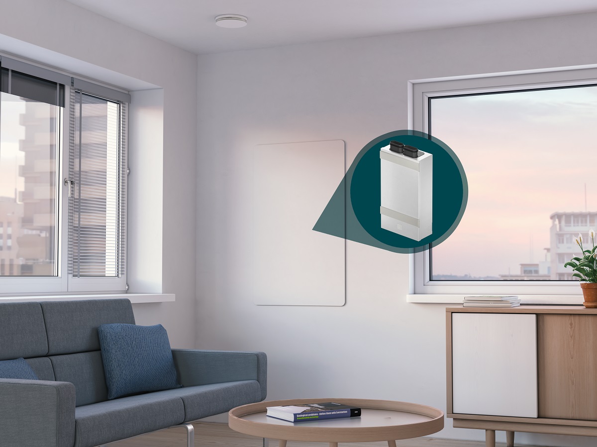 ComfoAir Fit, una unidad de ventilación confortable, inteligente y versátil