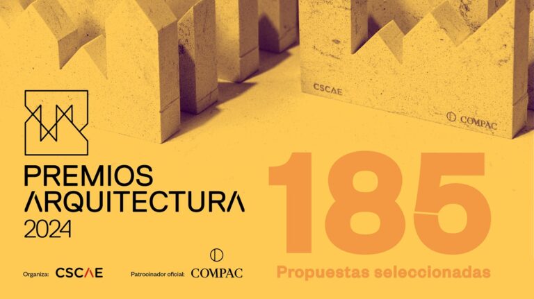 Presentadas las 185 propuestas seleccionadas en la primera fase de los Premios ARQUITECTURA 2024