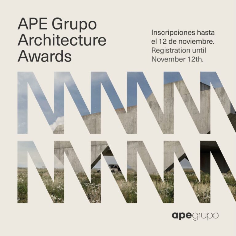 APE Grupo abre la segunda convocatoria de sus Architecture Awards para profesionales de todo el mundo