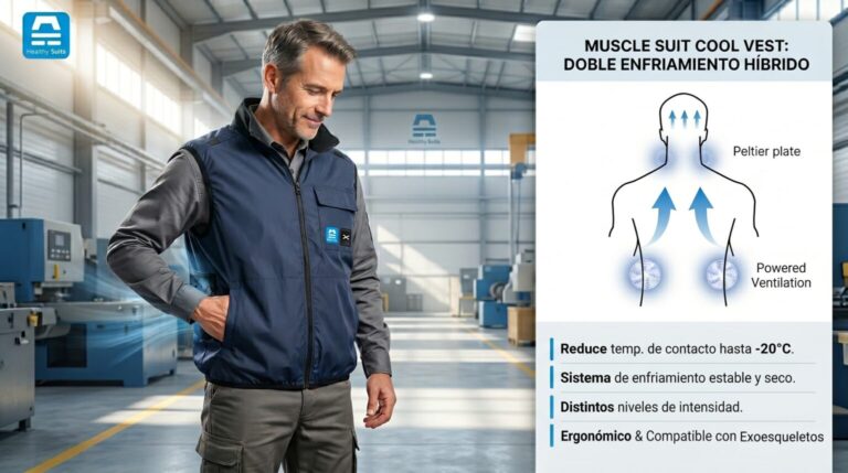 Revolución en la Seguridad Laboral: Healthy Suits Presenta su Innovador Chaleco Muscle Suit Cool Vest para Climas Extremos